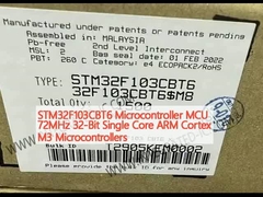 STM32F103CBT6 마이크로컨트롤러 MCU 72MHz 32비트 단일 코어 ARM 코텍스 M3 마이크로컨트롤러