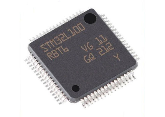 32MHz 집적 회로 칩 STM32L100RBT6 하나의 핵 마이크로컨트롤러 IC 64LQFP