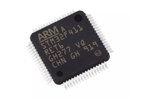 고성능 STM32F411RET6 마이크로컨트롤러 칩 LQFP64 팔 외피 M4 핵심 100MHz