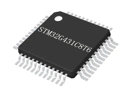 마이크로컨트롤러 MCU STM32G431C8T6 170MHz는 마이크로컨트롤러 48LQFP IC 칩을 끼워 넣었습니다