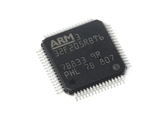마이크로컨트롤러 MCU STM32F205RBT6 64-LQFP 마이크로컨트롤러 IC 표면 부착