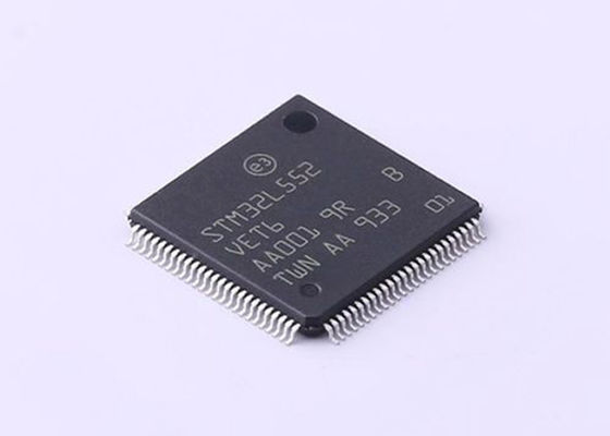 100-LQFP 표면 부착 STM32L552VET6 팔 Cortex-M33은 마이크로컨트롤러 IC을 끼워 넣었습니다