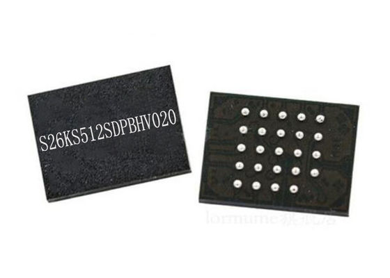 NOR 메모리용 IC S26KS512SDPBHV020 512Mbit 평행한 24-에프비지에이 집적 회로 칩