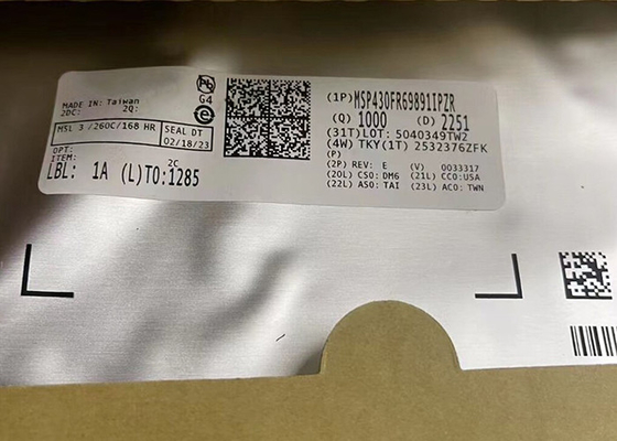 마이크로컨트롤러 MCU MSP430FR69891IPZR 100-LQFP 혼합 신호 마이크로컨트롤러 IC