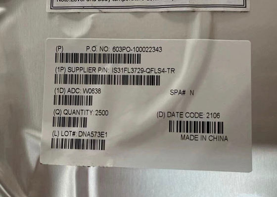 IS31FL3729-QFLS4-TR 통합 회로 칩 35mA 매트릭스 LED 드라이버 IC 32-QFN