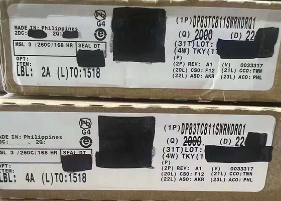 DP83TC811SWRNDRQ1 저전력 자동차 이더넷 PHY 트랜시버 36-VQFN