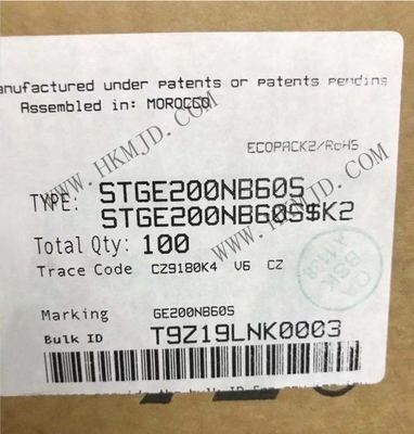 자동차 IGBT 모듈 STGE200NB60S IGBT 모듈 단일 600V 200A 차시 마운트