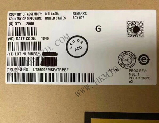 융합 회로 칩 LT8609EMSE 42V 3A 피크 싱크 벅 스위칭 전압 조절기