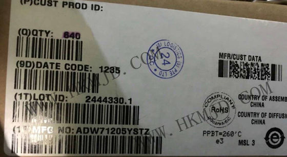 통합 회로 칩 ADW71205YSTZ 참조 오시레이터와 함께 12 비트 RDC