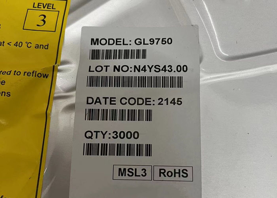 융합 회로 칩 GL9750 3.3V에서 1.2V 카드 리더 컨트롤러 QFN-32