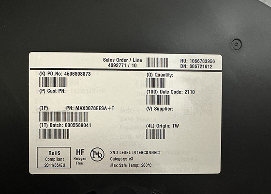 통합 회로 칩 MAX3078EESA 100mV 핫스변 트랜시버 8-SOIC