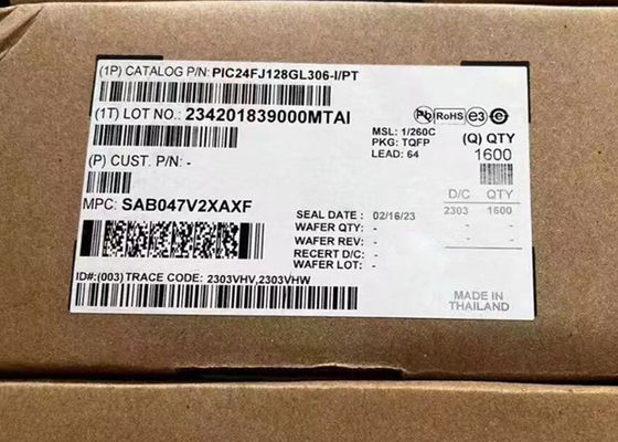 마이크로컨트롤러 MCU PIC24FJ128GL306-I/PT 16비트 eXtreme 저전력 마이크로컨트롤러