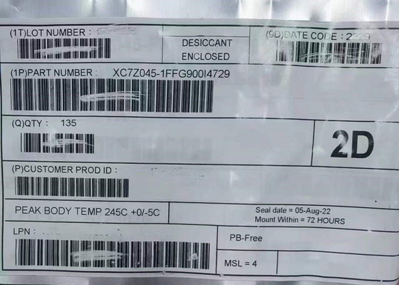 필드 프로그래밍 가능한 게이트 어레이 XC7Z045-1FFG900I 2 코어 SoC FPGA 칩 FBGA-900