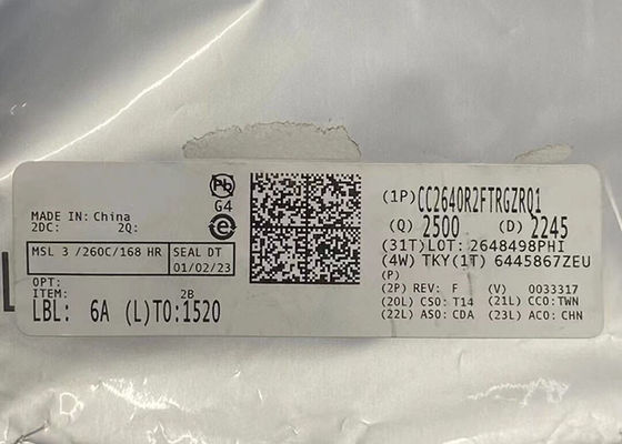 CC2640R2FTRGZRQ1 32비트 Arm Cortex-M3 BT 5.1 128KB 플래시와 함께 저 에너지 무선 MCU