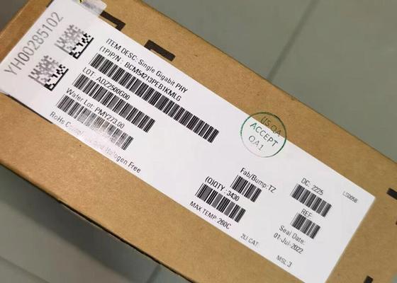 이더넷 IC BCM54213PEB1KMLG 단일 포트 RGMII 기가 비트 이더넷 트랜시버 QFN-36