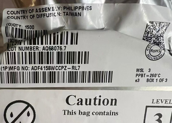 ADF4158WCCPZ 무선 통신 모듈 6.1 GHz 분자 N 주파수 합성기