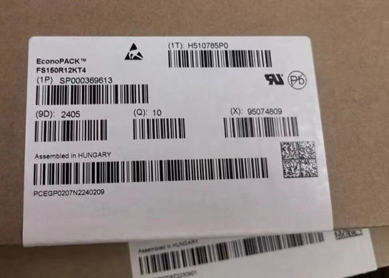 자동차 IGBT 모듈 FS150R12KT4 1.2kV 150A 6-팩 IGBT 실리콘 모듈