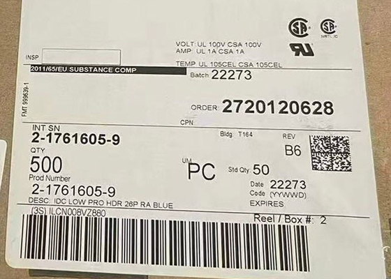 커넥터 2-1761605-9 와이어 투 보드 커넥터 26 위치 리본 케이블 커넥터