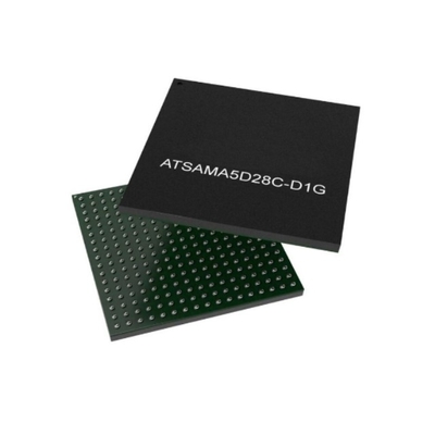 ATSAMA5D28C-D1G-CUR 마이크로 컨트롤러 MCU 500MHz 1 코어 32 비트 ARM 코르텍스-A5 마이크로 프로세서 IC