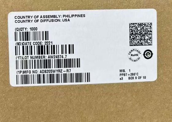 AD8205WYRZ 통합 회로 칩 단일 공급 42 V 시스템 차이 증폭기