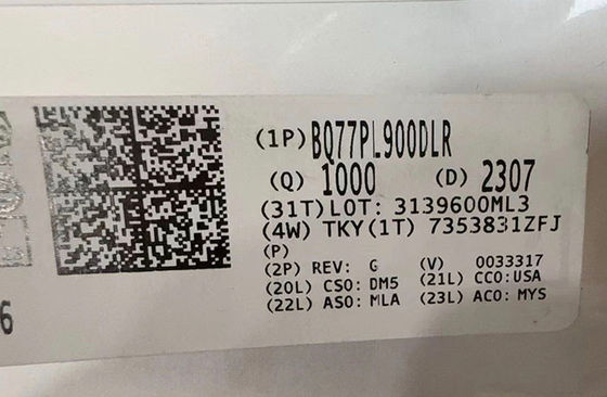 BQ77PL900DLR 융합 회로 칩 5-10 시리즈 셀 리?? 이온 배터리 보호기 및 아날로그 프론트 엔드