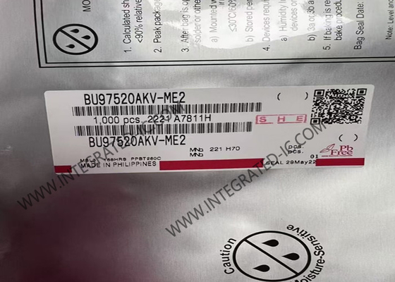 BU97520AKV-ME2 융합회로 칩 자동차 저중량 LCD 세그먼트 드라이버 VQFP-80