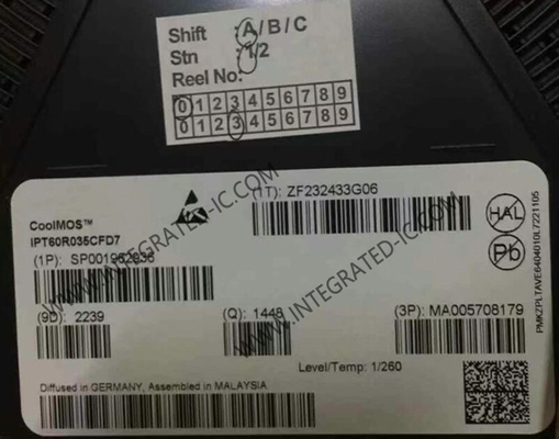 통합 회로 칩 IPT60R035CFD7 109nC 351W 전력 MOSFET 트랜지스터 HSOF8