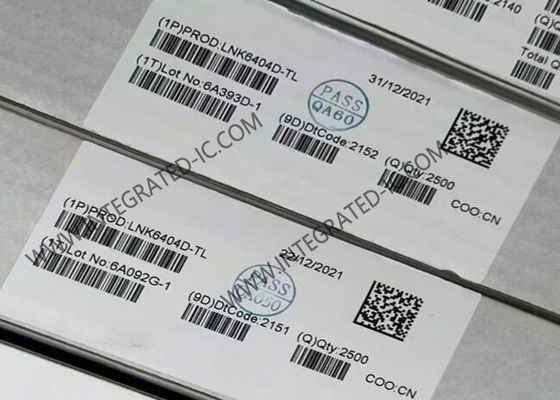 LNK6404D 융합 회로 칩 에너지 효율적인 정확한 원자측 규제 CV/CC 스위처