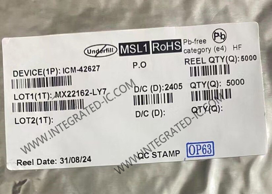 ICM-42627 센서 IC 고성능 6축 모션트래킹 IMU