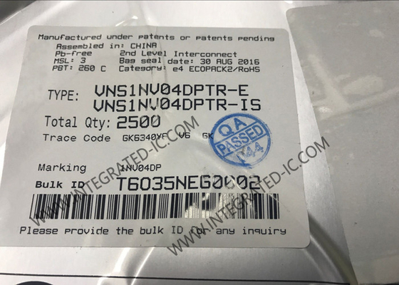 VNS1NV04DPTR 통합 회로 칩 40V 1.7A 완전 자동 보호 전력 MOSFET 게이트 드라이버