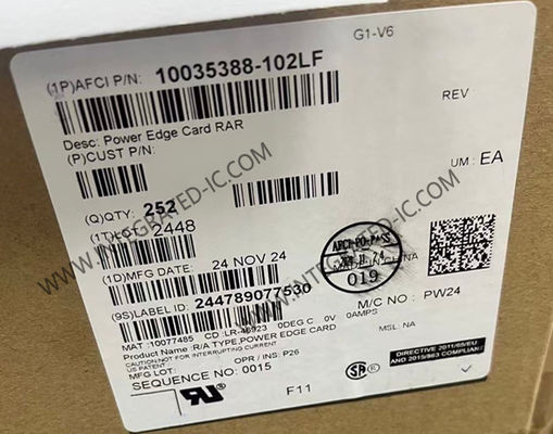 10035388-102LF 커넥터 낮은 프로필 AC/DC 전력 분배 커넥터