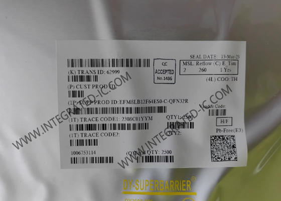 EFM8LB12F64ES0-C-QFN32R 마이크로 컨트롤러 MCU 72 MHz 8-비트 마이크로 컨트롤러 QFN-32 패키지