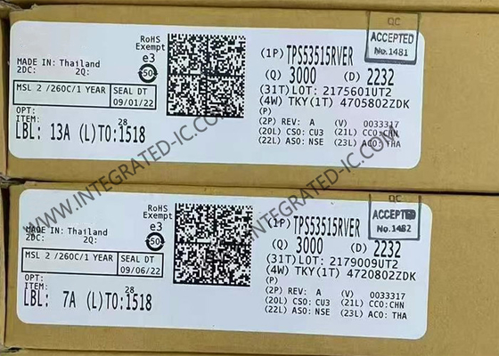TPS53515RVER 융합 회로 칩 12A 싱글 싱크론 SWIFT Buck 변환기 VQFN28