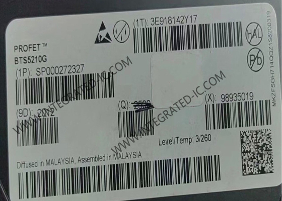 BTS5210G 통합 회로 칩 스마트 하이 사이드 전원 스위치 IC PG-DSO-14