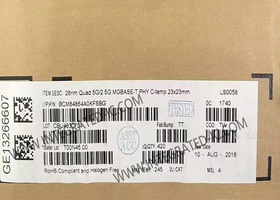 BCM84864A0KFSBG 이더넷 IC 고성능 이더넷 물리 계층 송신기