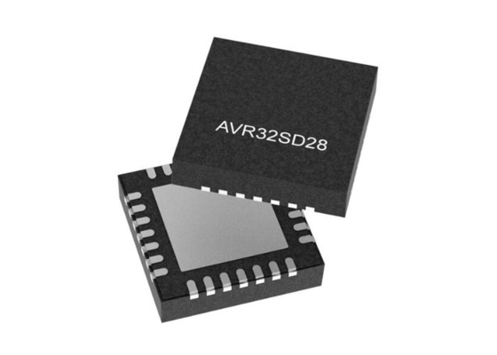 AVR32SD28T-E/3LW 마이크로컨트롤러 MCU 8비트 AVR SD 마이크로컨트롤러 VQFN28 듀얼 코어 MCU
