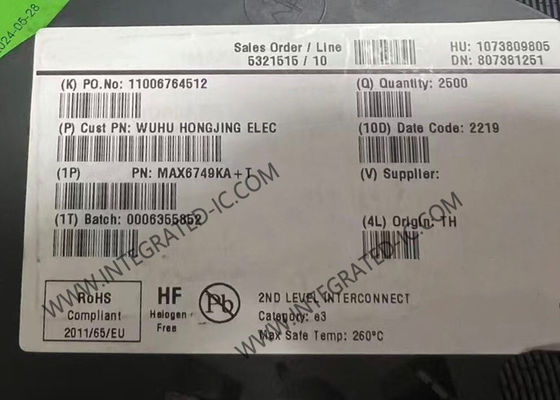 MAX6749KA 집적 회로 칩 µP 리셋 회로 SOT-23-8 감시 회로