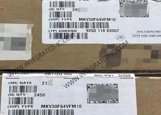MKV30F64VFM10 마이크로 컨트롤러 MCU ARM 코텍스 M4 키네티스 KV 마이크로 컨트롤러 IC 32비트 MCU