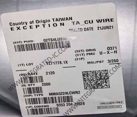 MMA5224LCWR2 센서 IC X축 PSI5 가속도계 QFN16 PSI5 관성 센서