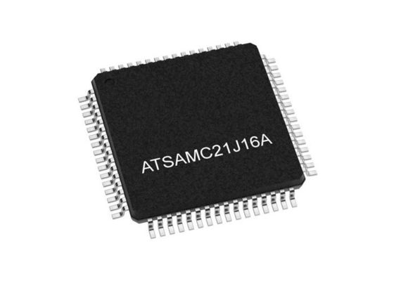 ATSAMC21J16A-AU 마이크로컨트롤러 MCU SAM C21 마이크로컨트롤러 TQFP64 32비트 MCU