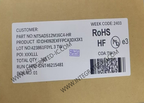 NT5AD512M16C4-HR 메모리 IC 칩 8Gbit DDR4 SDRAM 메모리 IC FBGA96 DRAM 칩