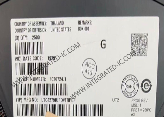 LTC4279IUFD 통합 회로 칩 단일 포트 PoE 전원 공급 장비 제어기