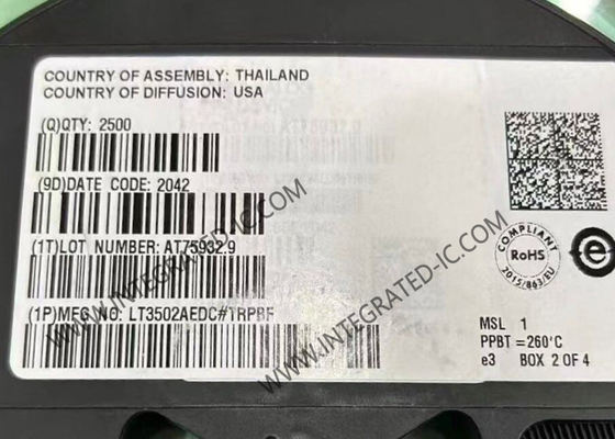 LT3502AEDC 융합 회로 칩 2.2MHz 500mA 스텝 다운 조절기 DFN-8 패키지