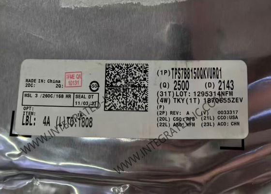 TPS7B8150QKVURQ1 융합 회로 칩 저출력 조절기 150mA LDO 조절기