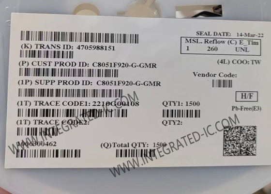 C8051F920-G-GM 마이크로컨트롤러 MCU 8051 코어 25MHz 초저전력 8비트 MCU QFN-32