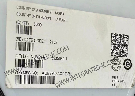 ADE7953ACPZ 통합 회로 칩 단상 다기능 계량 IC 중성선 전류 측정 기능