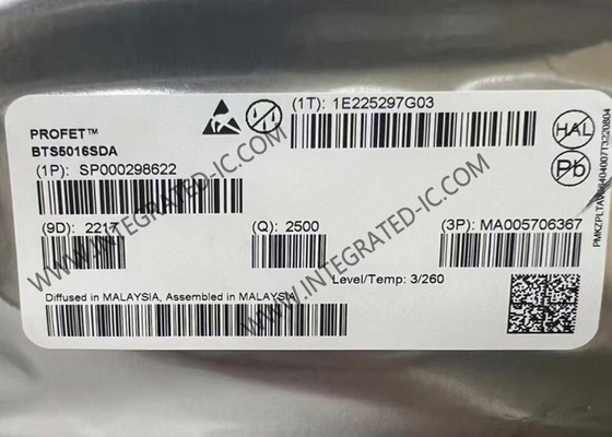 BTS5016SDA 집적 회로 칩 1 채널 스마트 하이 사이드 전원 스위치