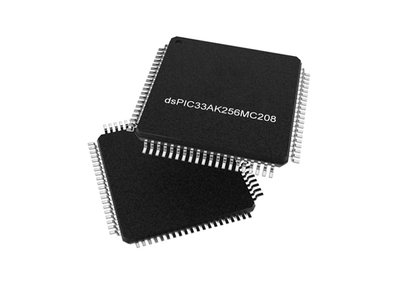 DSPIC33AK256MC208T-I/PT 마이크로컨트롤러 MCU 고대역폭 DSPIC33A 코어 32비트 디지털 신호 컨트롤러