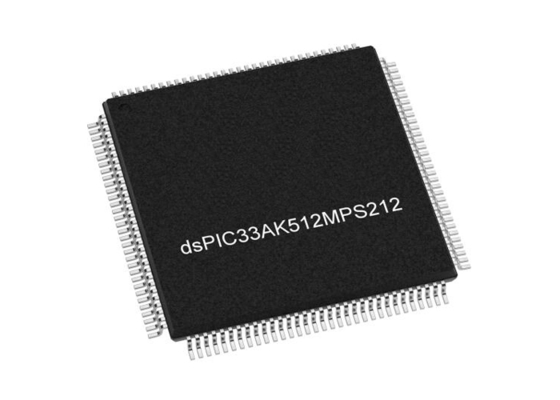 DSPIC33AK512MPS212-I/PT 마이크로 컨트롤러 MCU 32비트 디지털 신호 컨트롤러 TQFP128