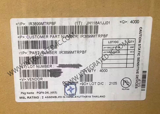 IR3899MTRPBF 통합 회로 칩 9A 고도로 통합 동기 벅 조절기